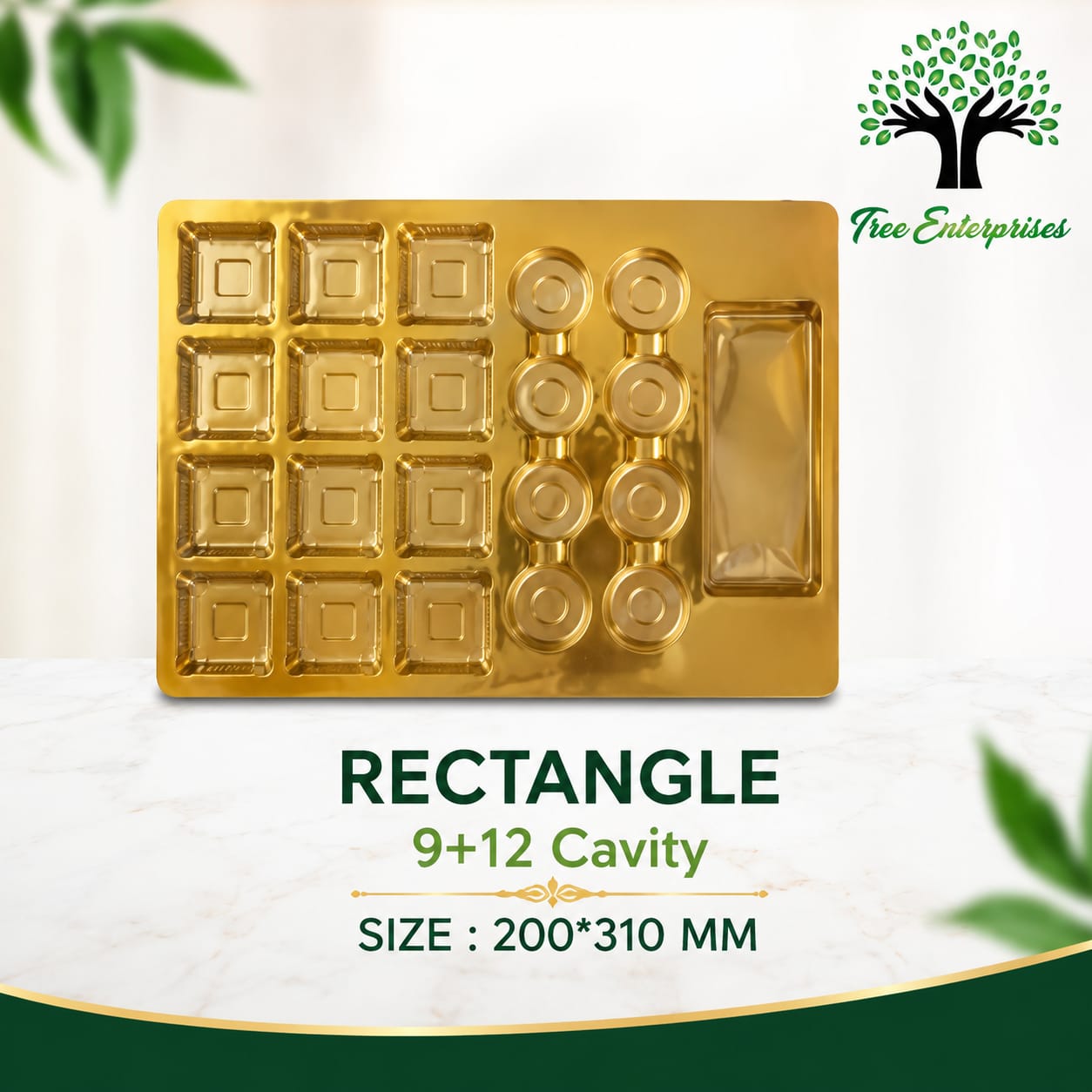 RECTANGLE 9+12 CAVITY SIZE 200*310MM